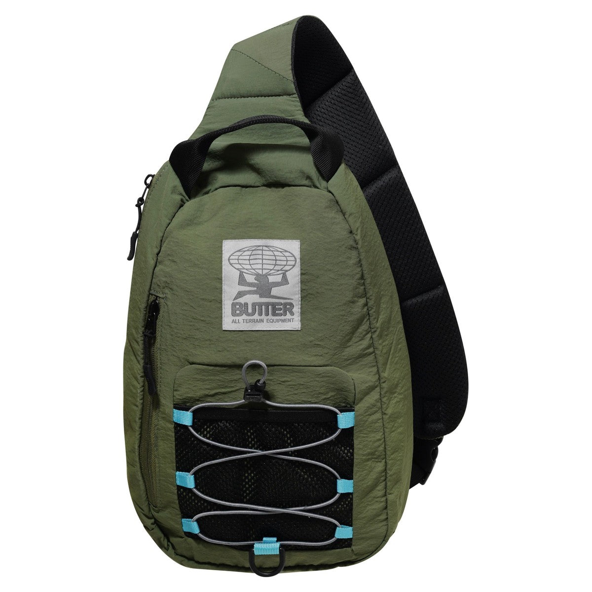 Butter Goods Express Shoulder Bag Green - front