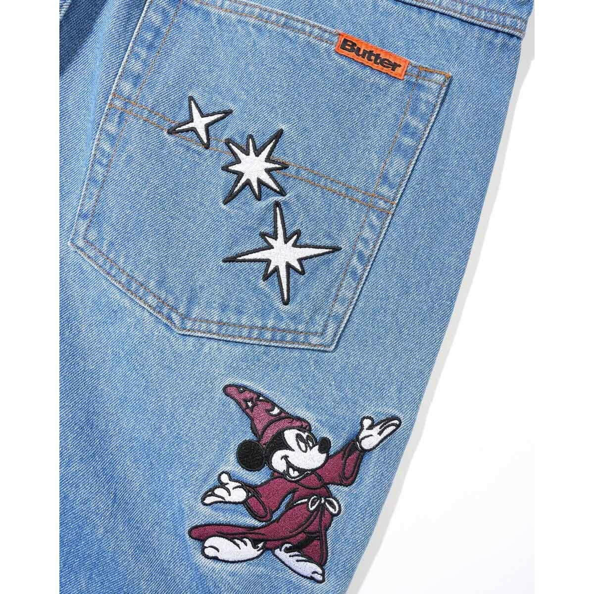 Butter Goods - Fantasia Baggy Denim Jeans Washed Indigo.