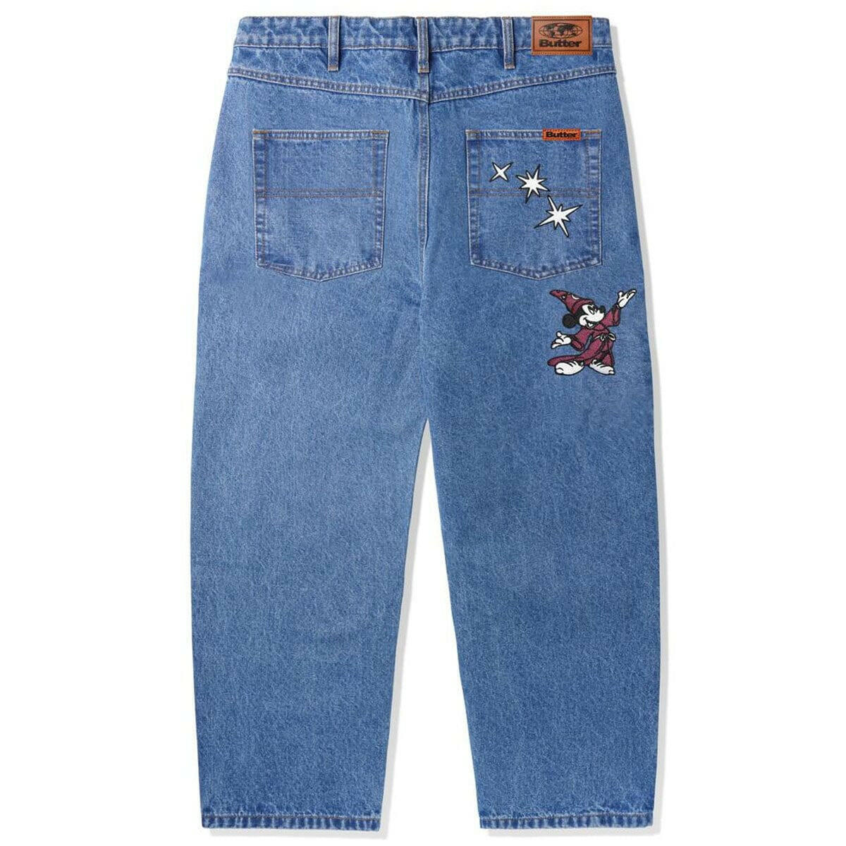 Butter Goods - Fantasia Baggy Denim Jeans Washed Indigo.