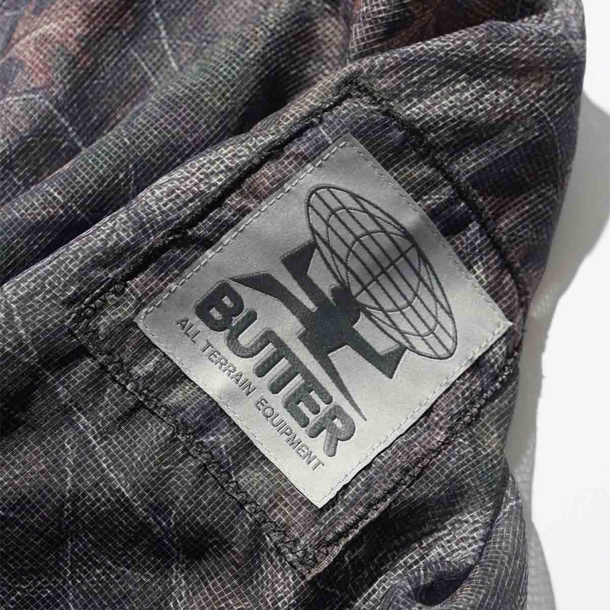 Butter Goods - Fine Mesh Anorak Forest Camo Detail