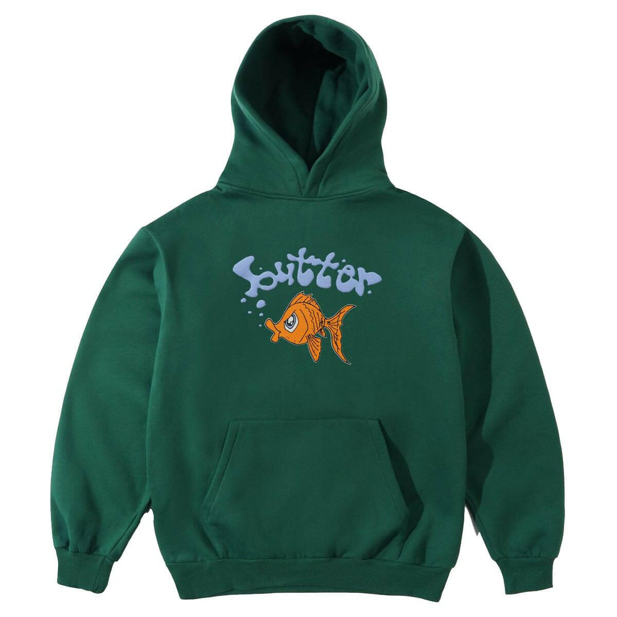 Butter Goods - Goldfish Hoodie Forest Green.