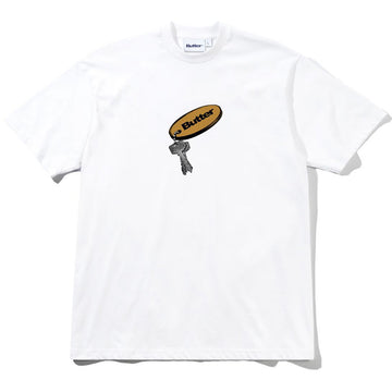Butter Goods Key Chain Tee White