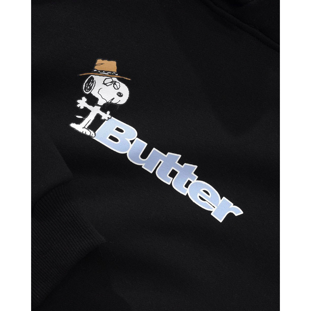 Butter Goods - X Peanuts Spike Logo Hoodie Black.