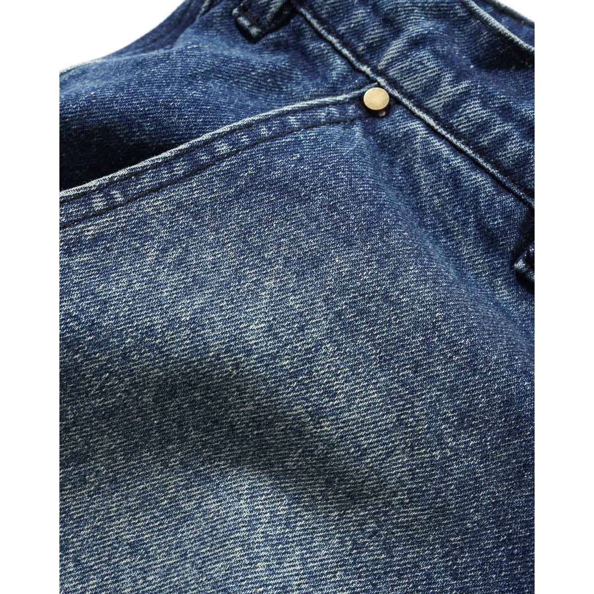 Butter Goods - X Peanuts Spike Work Shorts Distressed Indigo.
