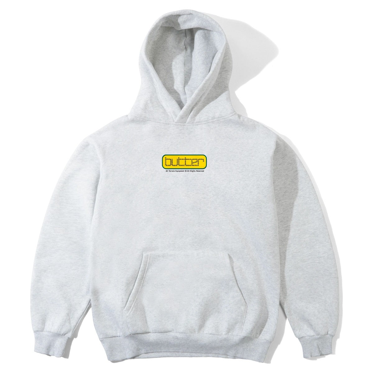Butter Goods Reserved Pullover Hood Ash - front