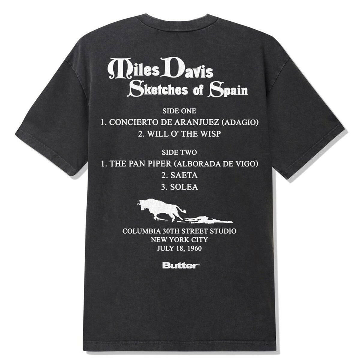 Butter Goods - Miles Davis Sketches Of Spain Tee Black.