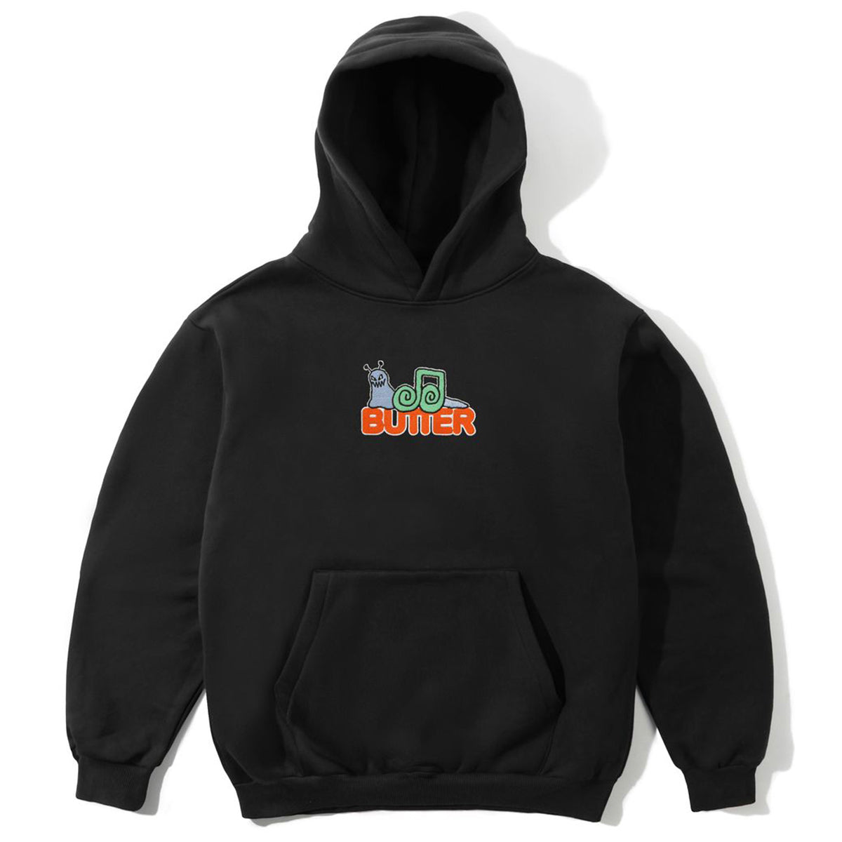 Butter Goods - Snail Hoodie Black.