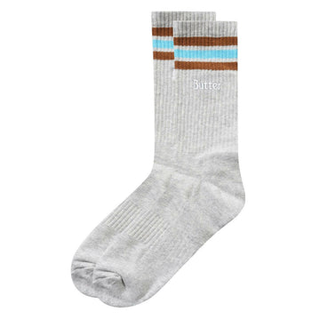 Butter Goods - Stripe Socks Ash.