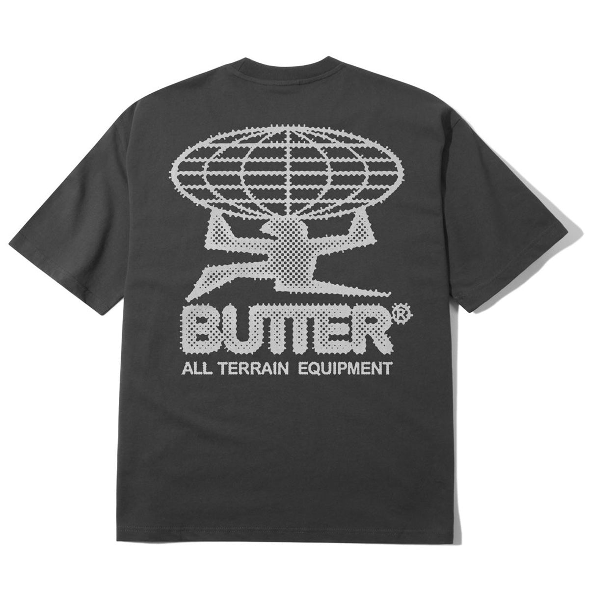 Butter Goods - Terrain Tee Washed Black.