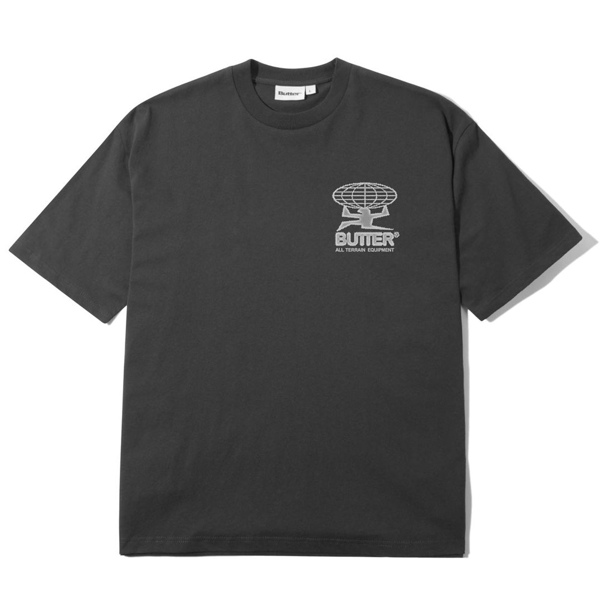 Butter Goods - Terrain Tee Washed Black.