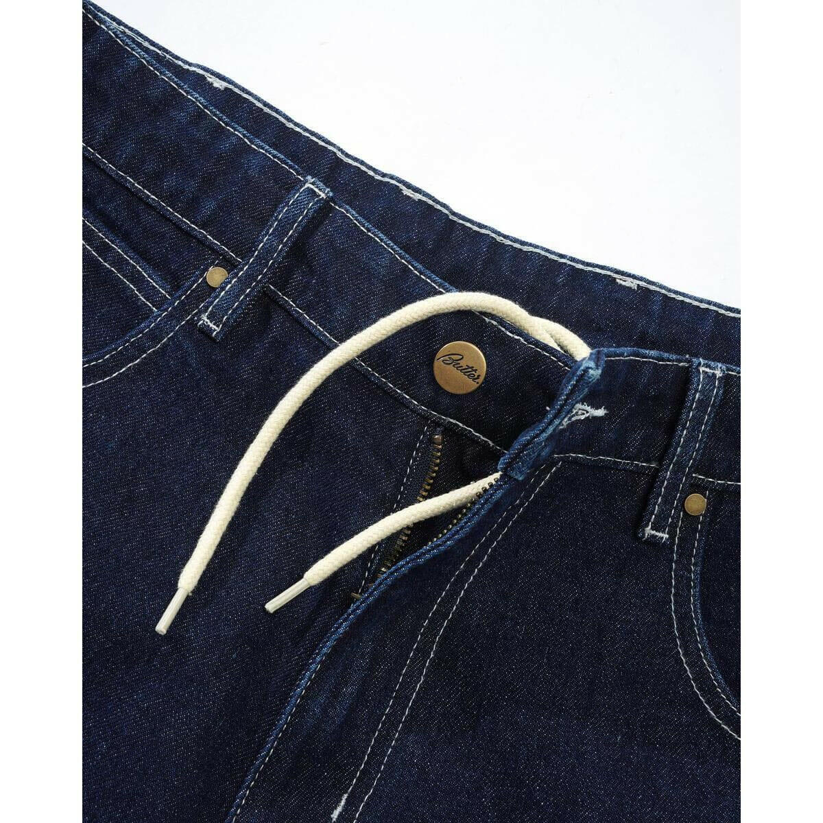 Butter Goods - Weathergear Heavy Weight Denim Shorts Dark Indigo.