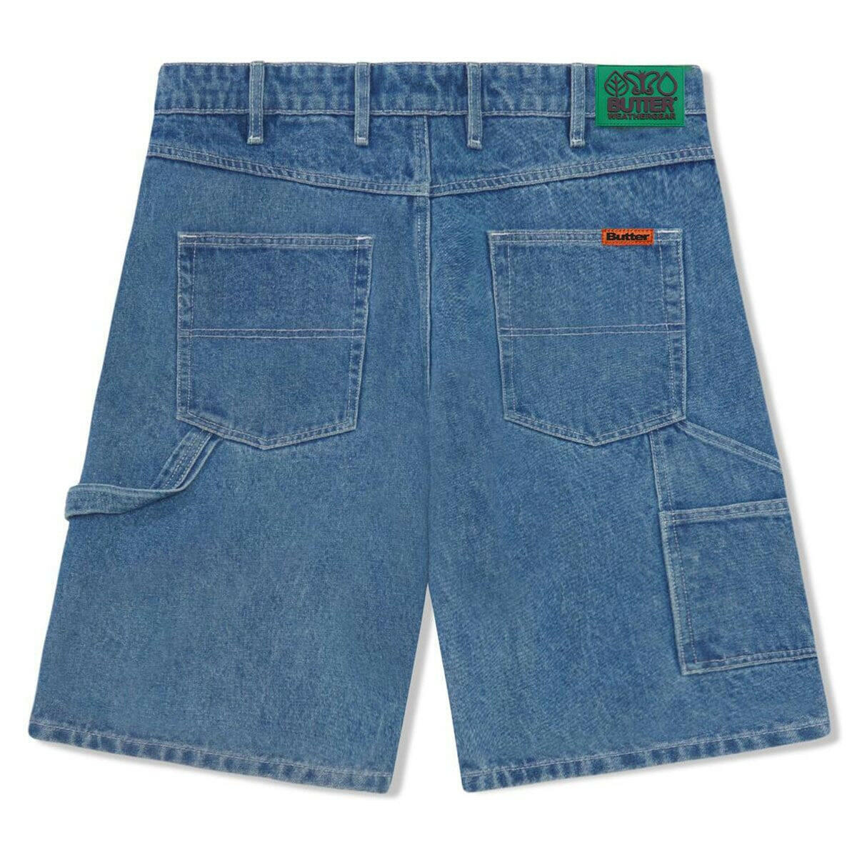Butter Goods - Weathergear Heavy Weight Denim Shorts Mid Blue.