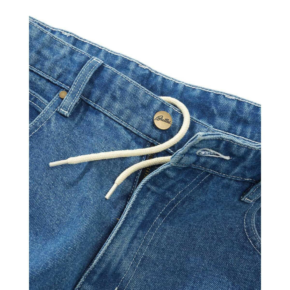 Butter Goods - Weathergear Heavy Weight Denim Shorts Mid Blue.