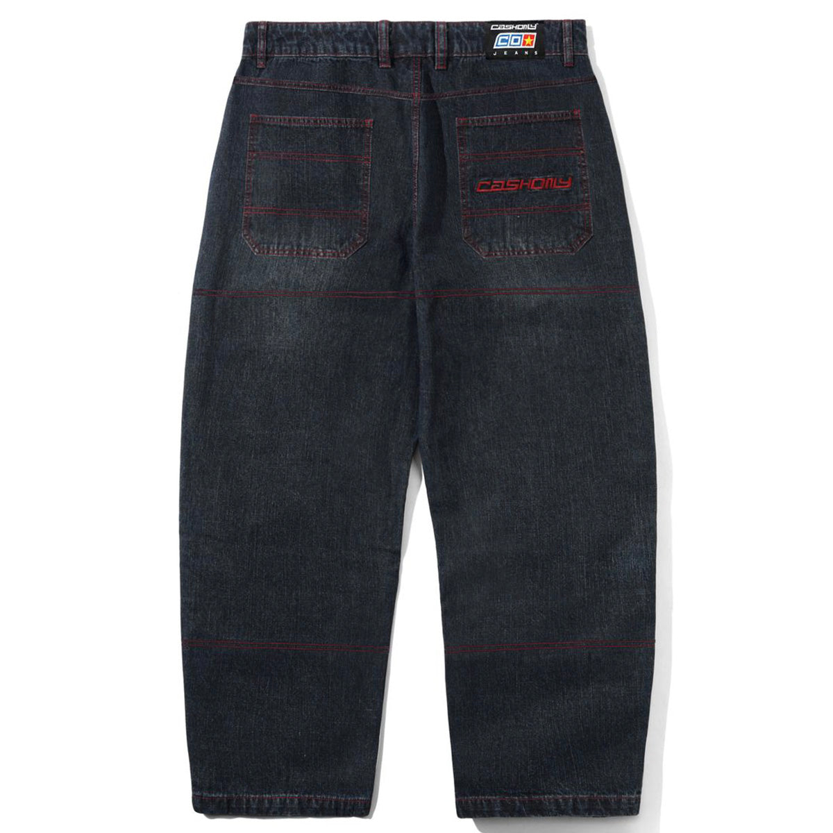 Cash Only - Aleka Denim Jeans Washed Streaky Denim.
