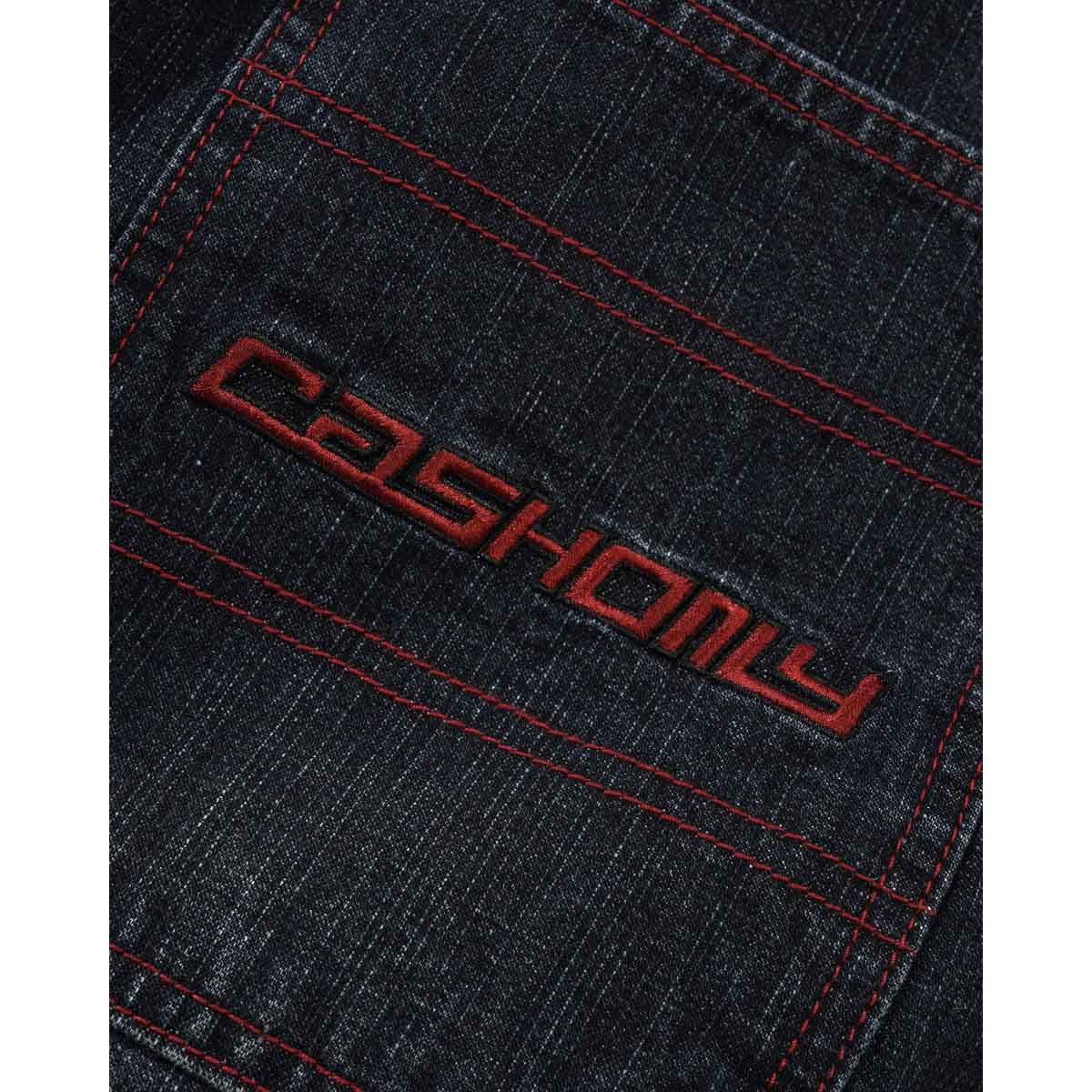 Cash Only - Aleka Denim Jeans Washed Streaky Denim.