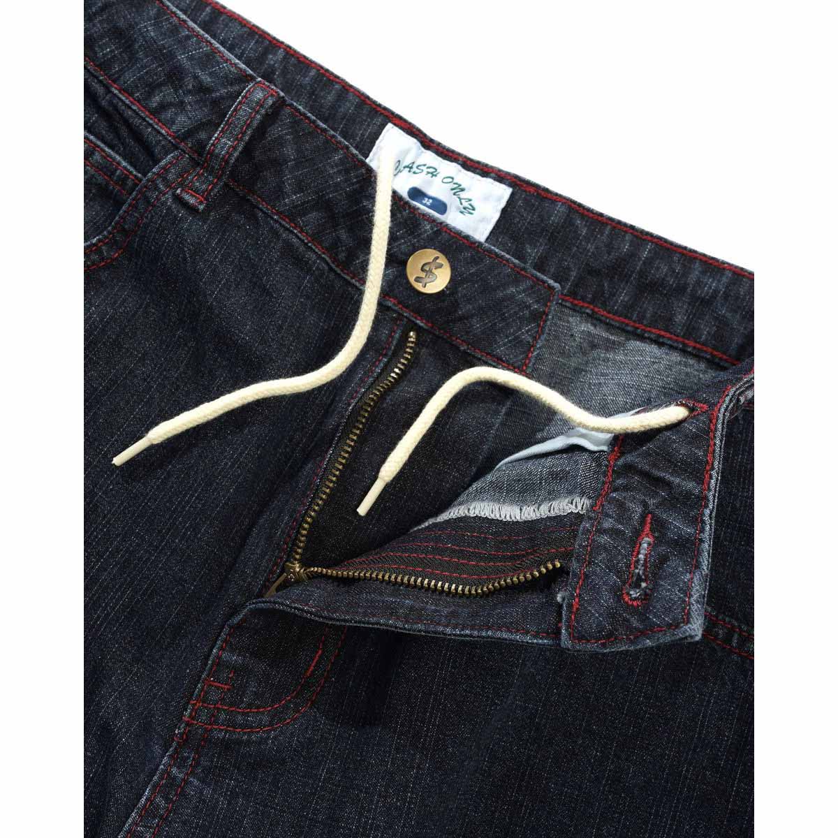 Cash Only - Aleka Denim Jeans Washed Streaky Denim.