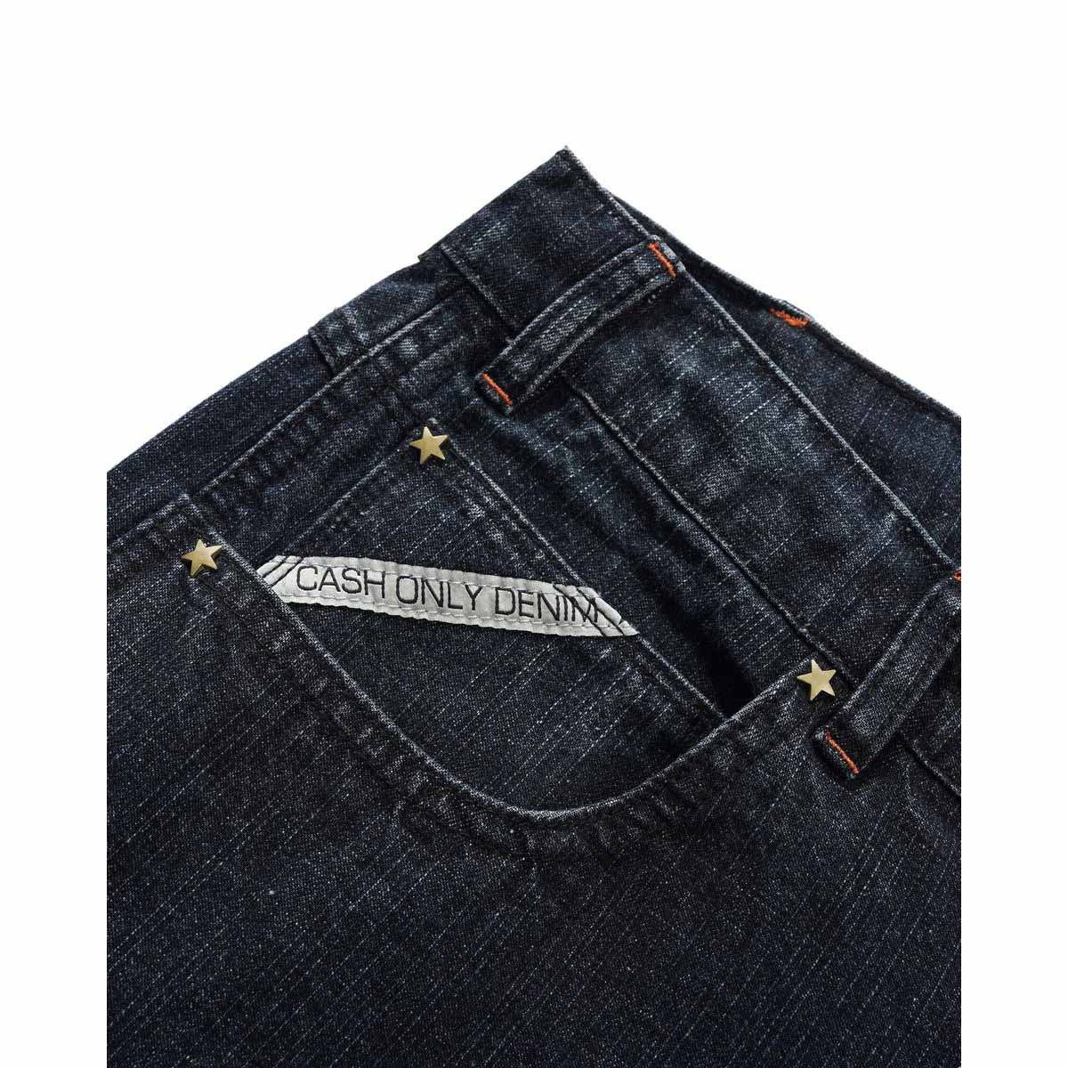 Cash Only - Company Denim Jeans Distress Washed Midnight.