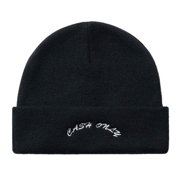 Cash Only Logo Beanie Black.