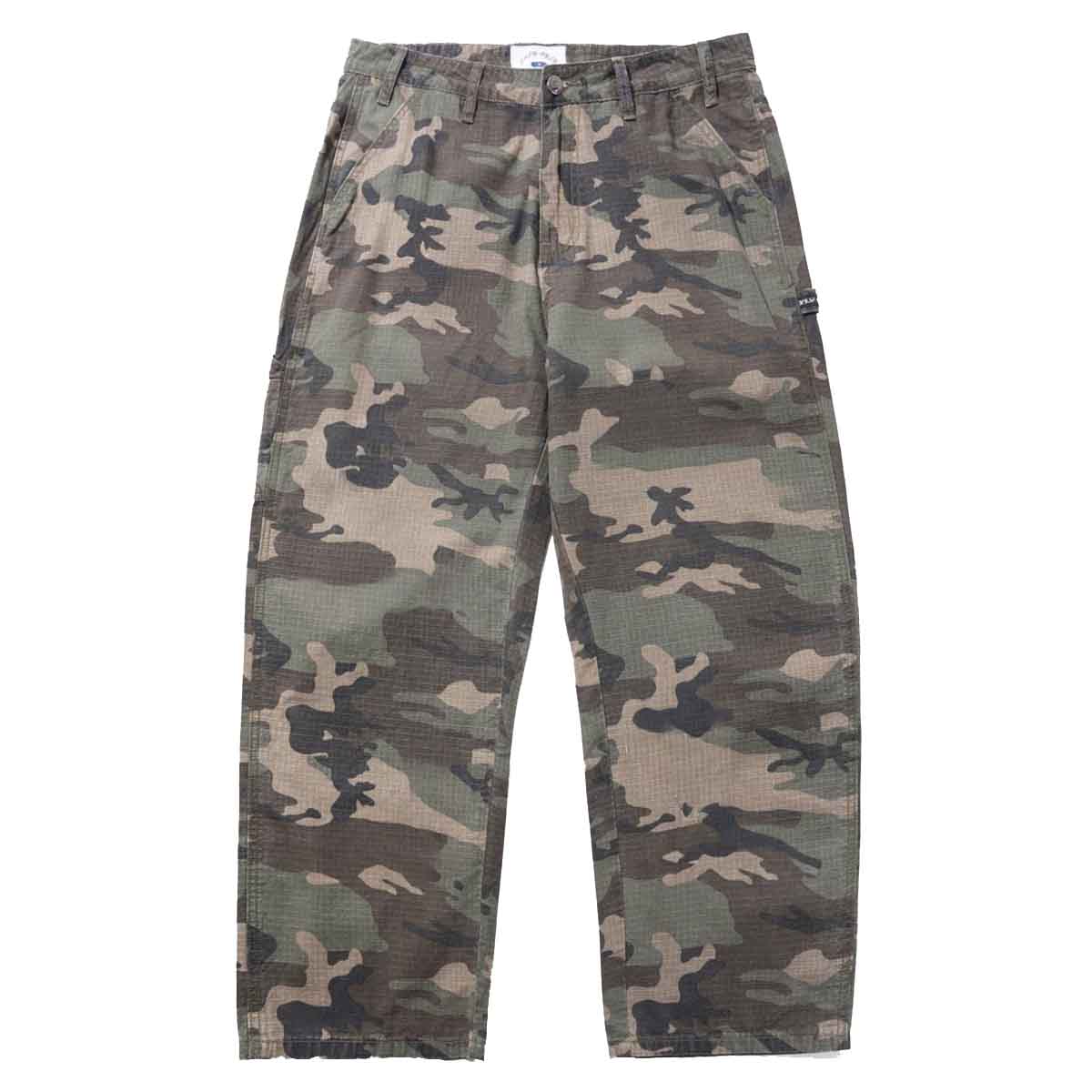 Cash Only Ripstop Carpenter Pants Woodland Camo