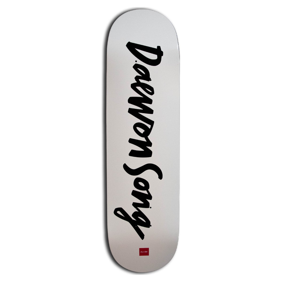 Chocolate - Daewon Song Chunk White 8.5 Skateboard Deck - bottom graphic