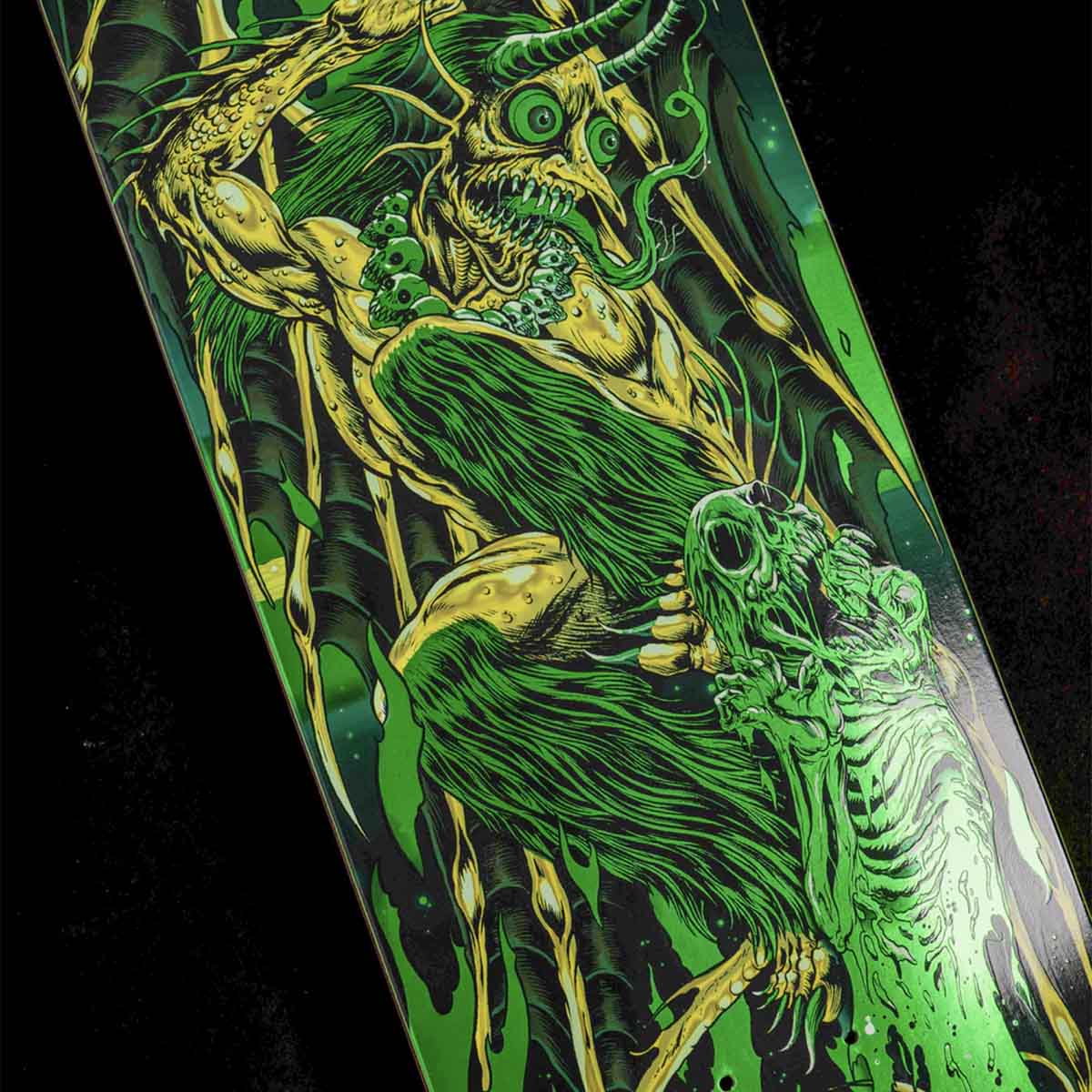 Creature John Worthington Skullburn VX 8.6 Skateboard Deck Detail