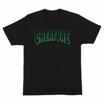 Creature Logo Outline Tee Black