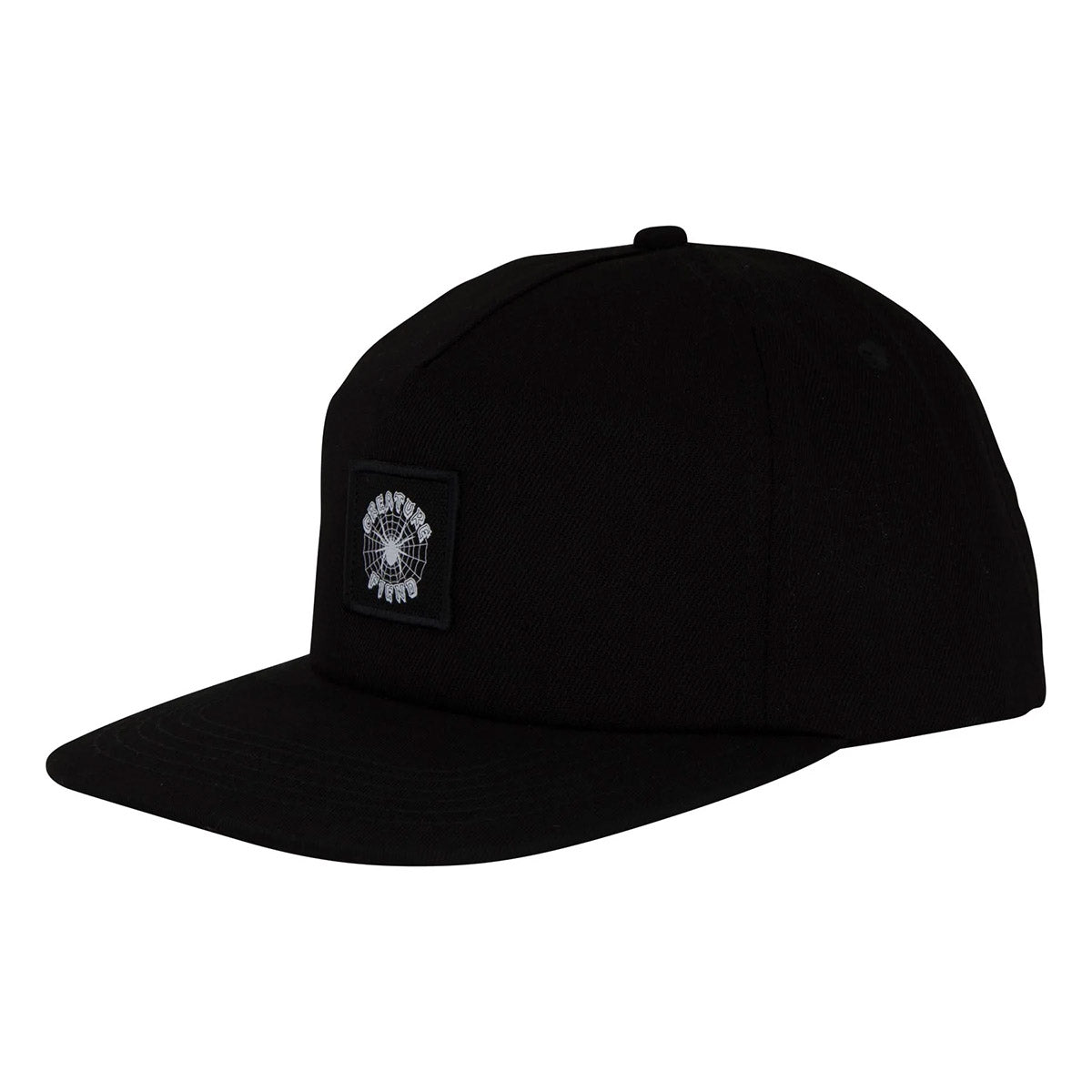 Creature - Web Snapback Black Denim.