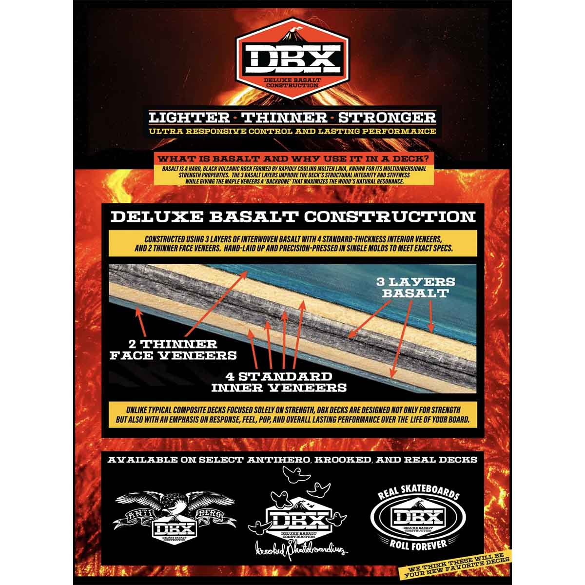 Real - DBX Oval Blue Foil 8.5 Skateboard Deck.