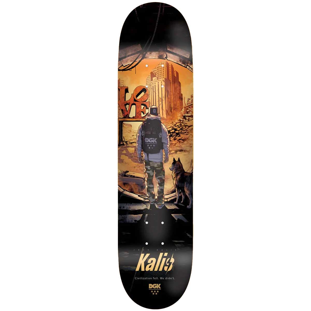 DGK - Josh Kalis Civilization 8.06 Skateboard Deck
