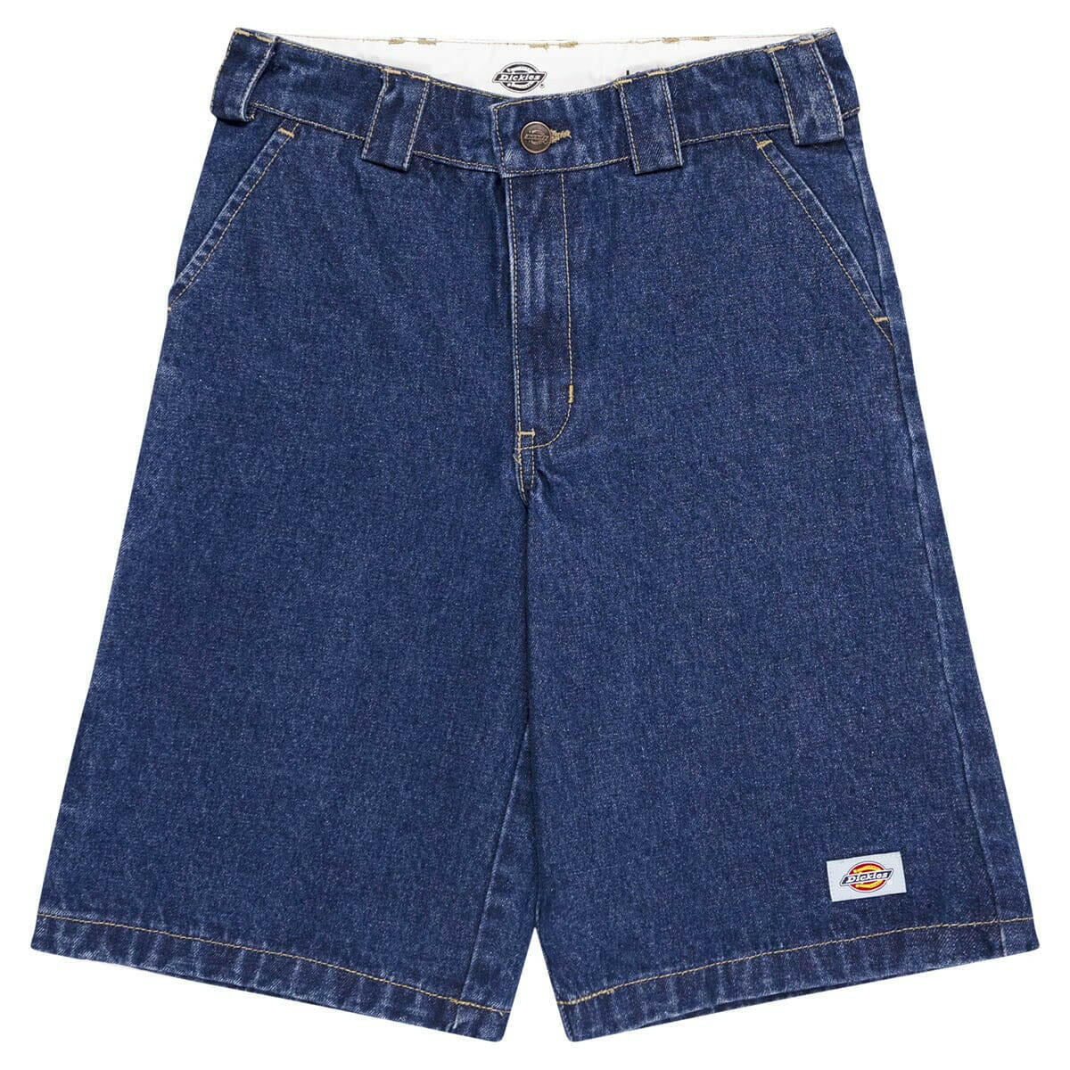 Dickies - 42283 Loose Fit Denim Youth Shorts Stone Washed Indigo.