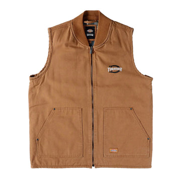 Dickies Thrasher Vest Jacket Brown Duck