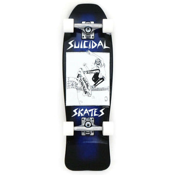 Suicidal Skates - Pool Skater Mini Cruiser 8.75 Complete Skateboard.