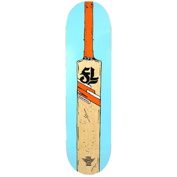 Folklore - Cricket Bat Fibretech Lite Blue 8.5 Skateboard Deck.
