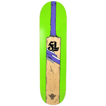 Folklore - Cricket Bat Fibretech Lite Green 8.375 Skateboard Deck.