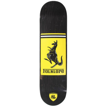 Folklore - Roo Power Yellow 8.0 Skateboard Deck.