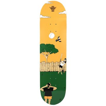 Folklore Six & Out Fibre Tech Lite Orange Skateboard Deck