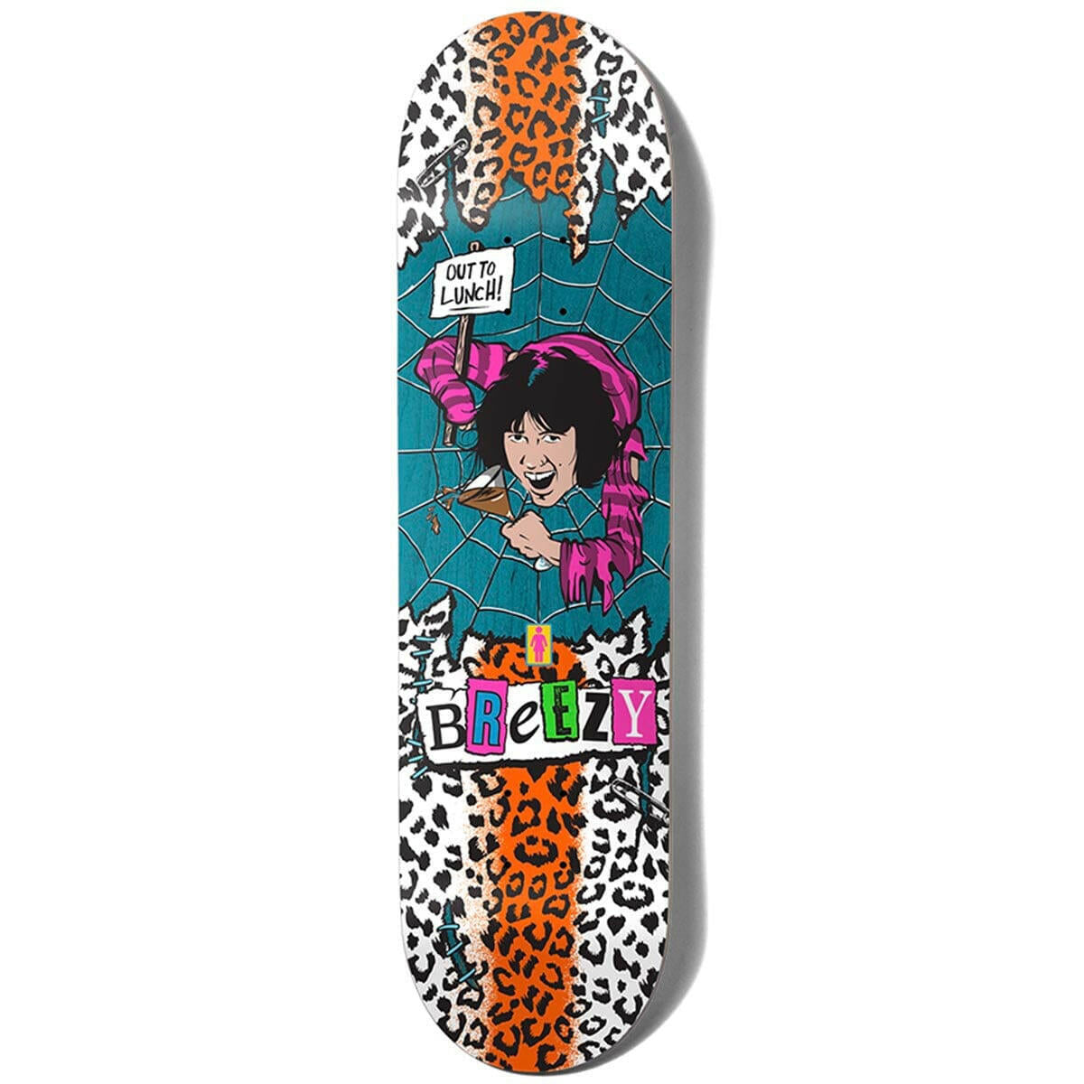 Girl - Breana Geering Out To Lunch 8.5 Skateboard Deck.