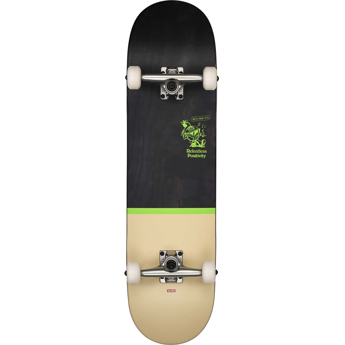 Globe G1 Posi-Dip Black/Green 8.25 Complete Skateboard