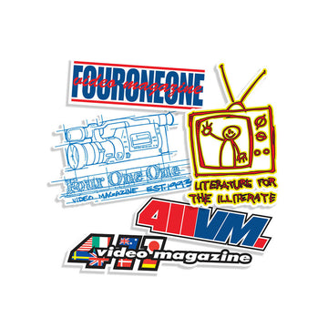 411VM - Assorted Logos Sticker Pack.