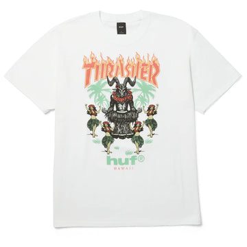 Huf Thrasher Goat Luau Tee White