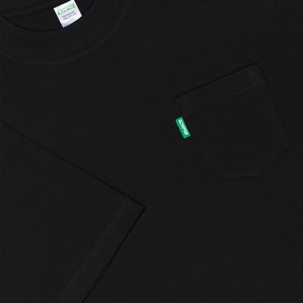 Ichpig - Heavyweight Pocket Tee Onyx.