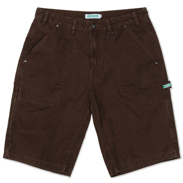 Ichpig Workshop Canvas Shorts Faded Brown