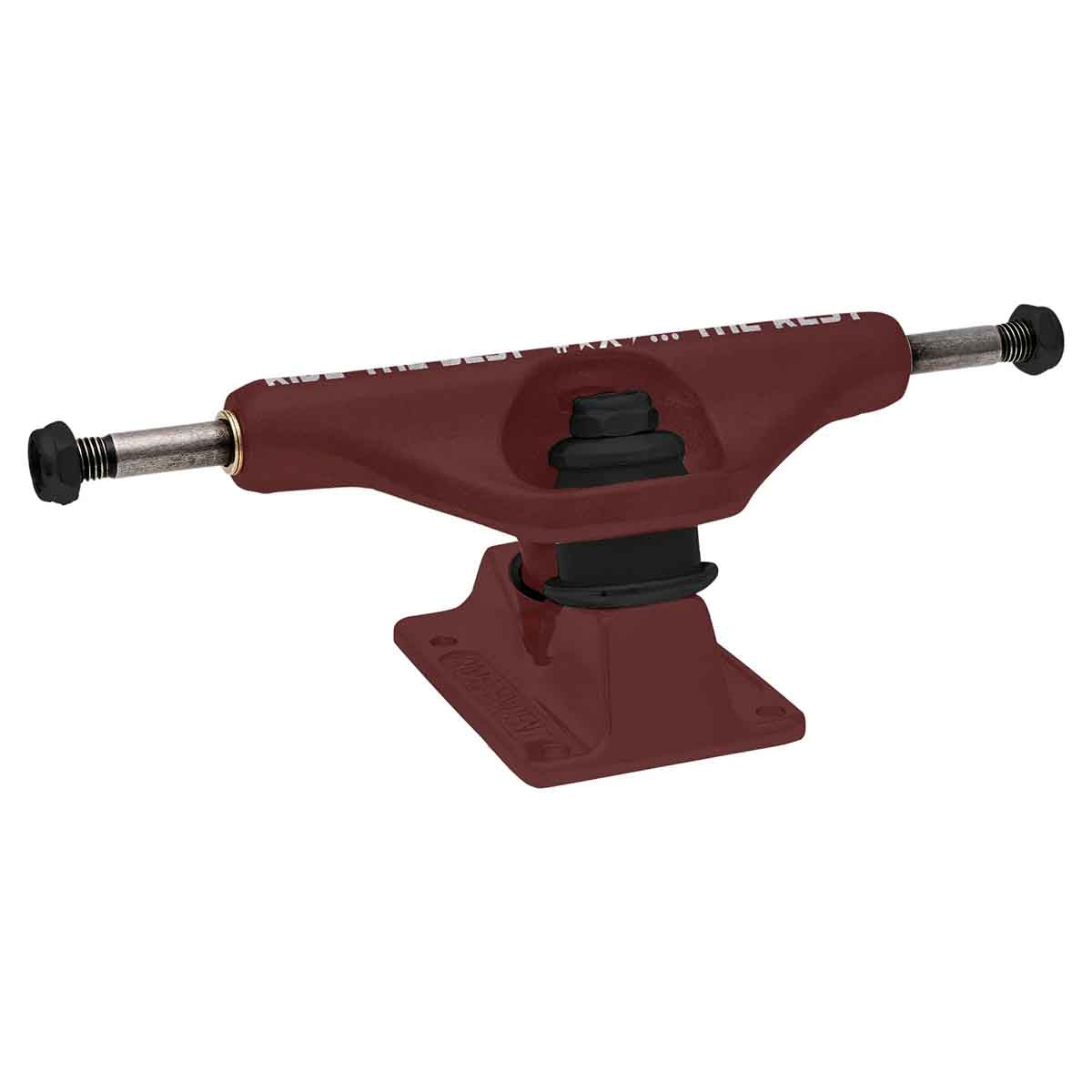 Independent RTB FTR Forged Hollow Burgundy 144 Skateboard Trucks Back Angle