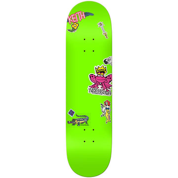 Krooked Brad Cromer Neon Sticker 8.25 Skateboard Deck