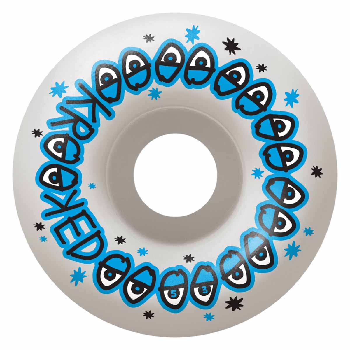 Krooked - Glow Eyes 8.25 Complete Skateboard.
