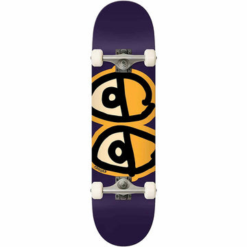 Krooked Glow Eyes Purple 8.25 Complete Skateboard