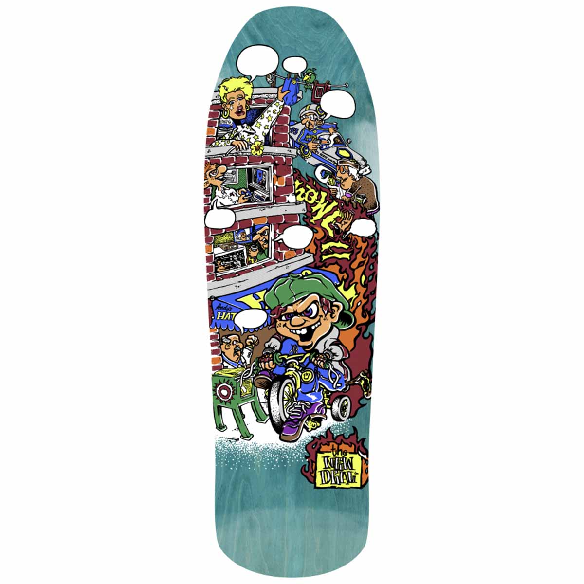 New Deal Andy Howell Tricycle Kid 9.6 Reissue Skateboard Deck