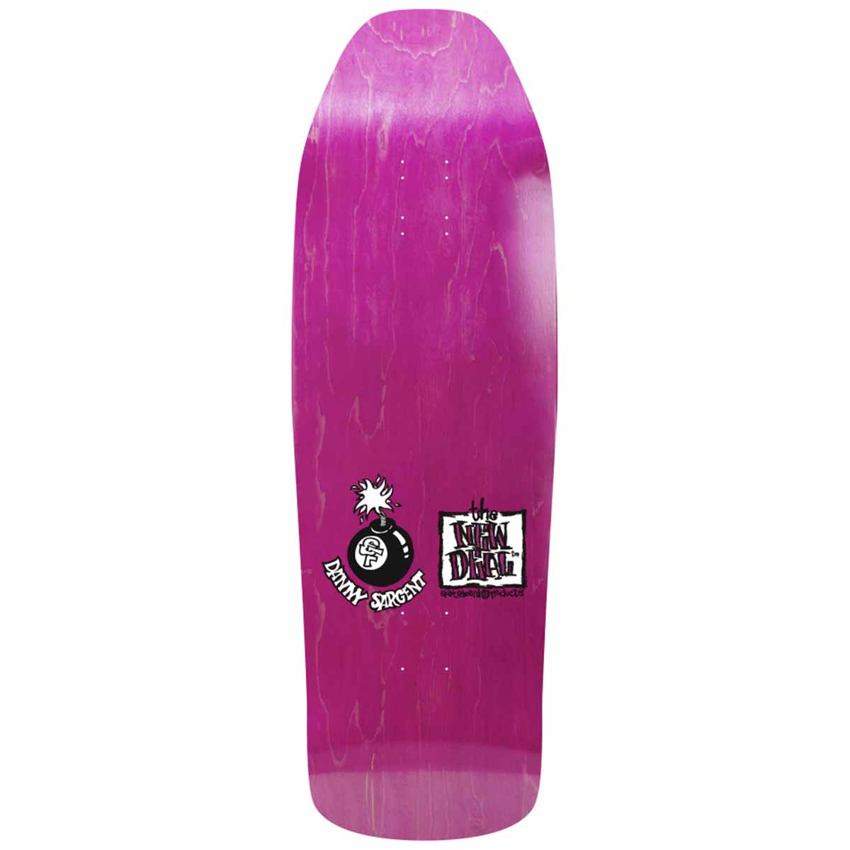 New Deal Danny Sargent Monkey Bomb 9.6 Reissue Skateboard Deck Top