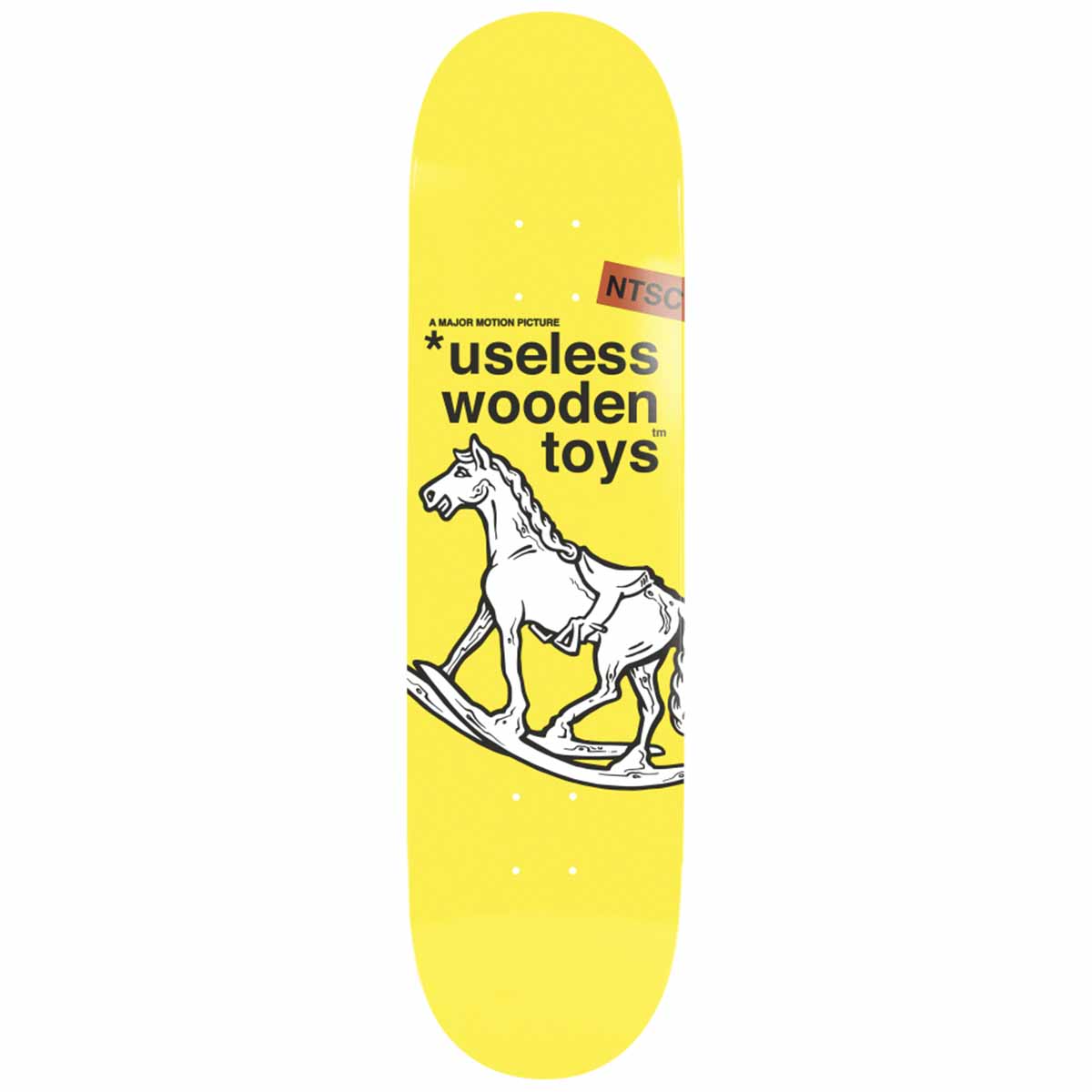 New Deal Useless Wooden Toy 8.5 Skateboard Deck
