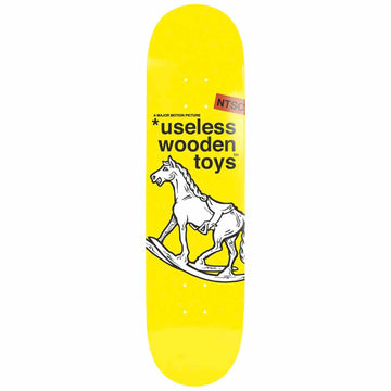 New Deal Useless Wooden Toy 8.5 Skateboard Deck